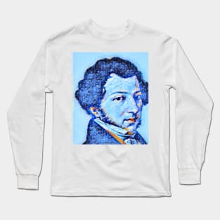 Gioachino Rossini Portrait | Gioachino Rossini Artwork | Gioachino Rossini Painting 14 Long Sleeve T-Shirt